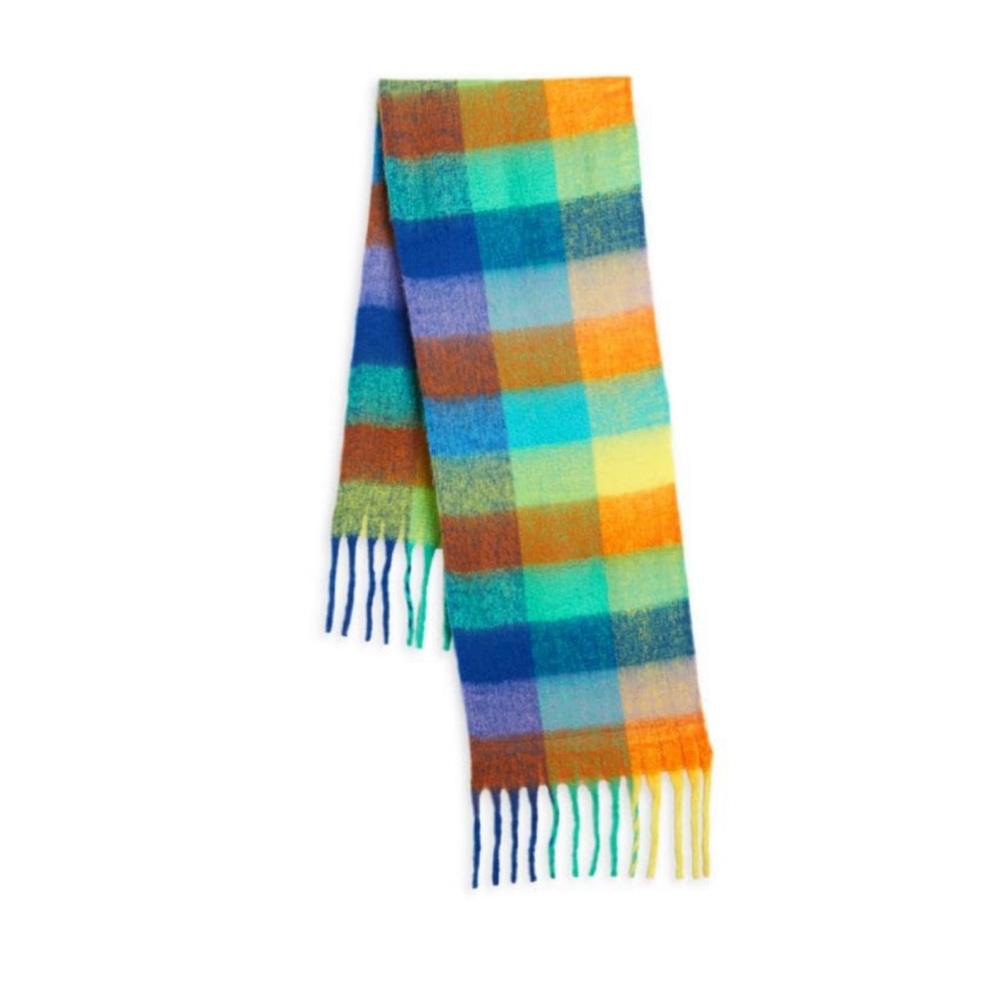 ❌SOLD❌ chunky plaid scarf